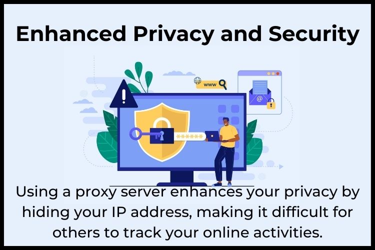 Using Proxy Servers Enhanced Privacy and Security