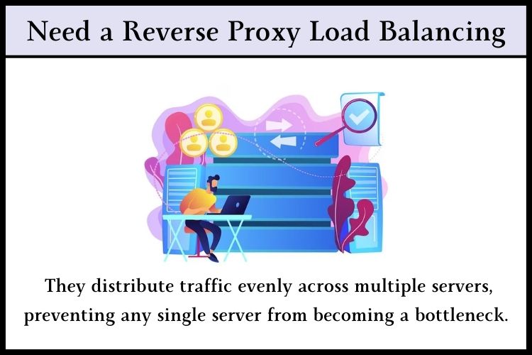 A reverse proxy helps manage and protect the traffic to your website