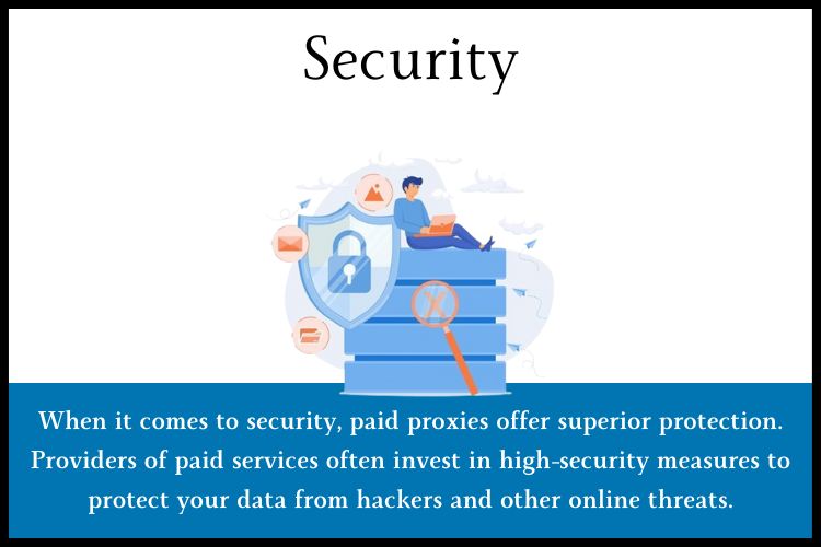 security paid proxies offer superior protection.