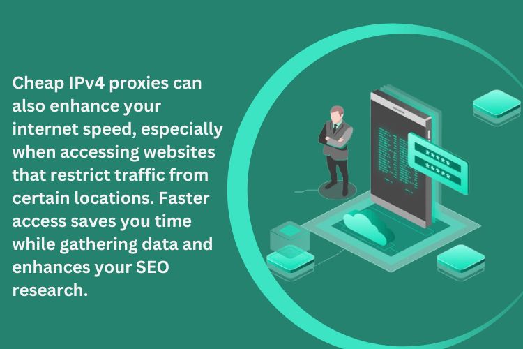 Your SEO efforts are more secured when you use a proxy server. Your true IP address is concealed, protecting the privacy of your SEO efforts.