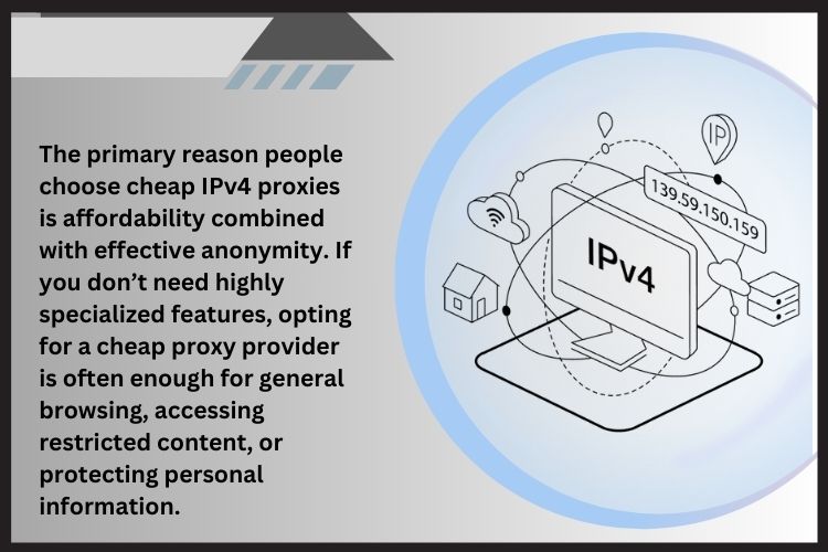 cheap IPv4 proxies essentially serve as go-betweens for your device and the internet.