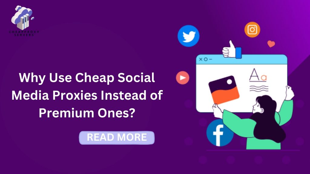 Why Use Cheap Social Media Proxies Instead of Premium Ones?