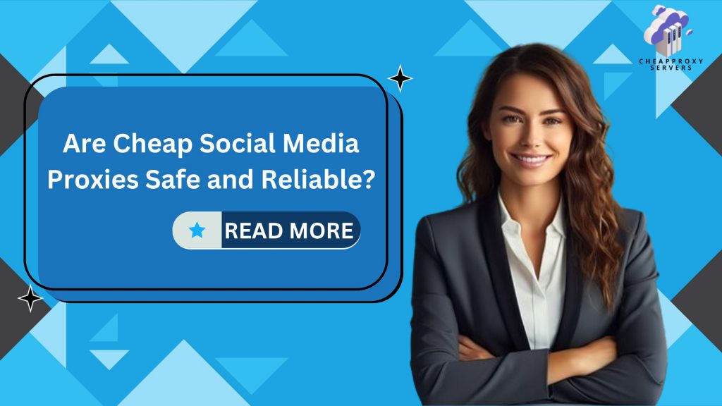 Are Cheap Social Media Proxies Safe and Reliable?